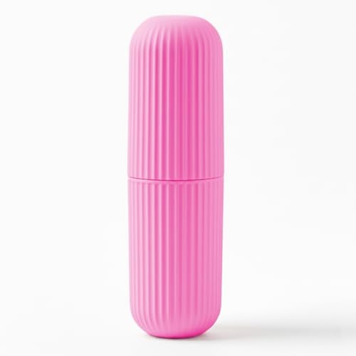 XML Toothbrush Toothpaste Holder Case Cover Container Portable Protective Plastic for Traveling, Camping, Bathroom,Home, School, Business Travel Accessories - Image 1