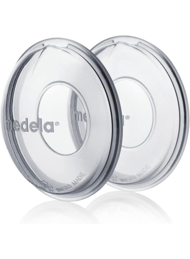 Medela Breast Milk Collection Shells, Collection Cups for Nursing and Breastfeeding Designed to Catch Excess Breastmilk, 2-Ct - Image 1