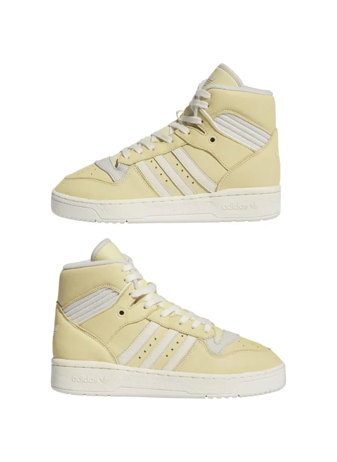 اديداس اوريجينالز adidas RIVALRY HI W Yellow Originals Kids Shoes