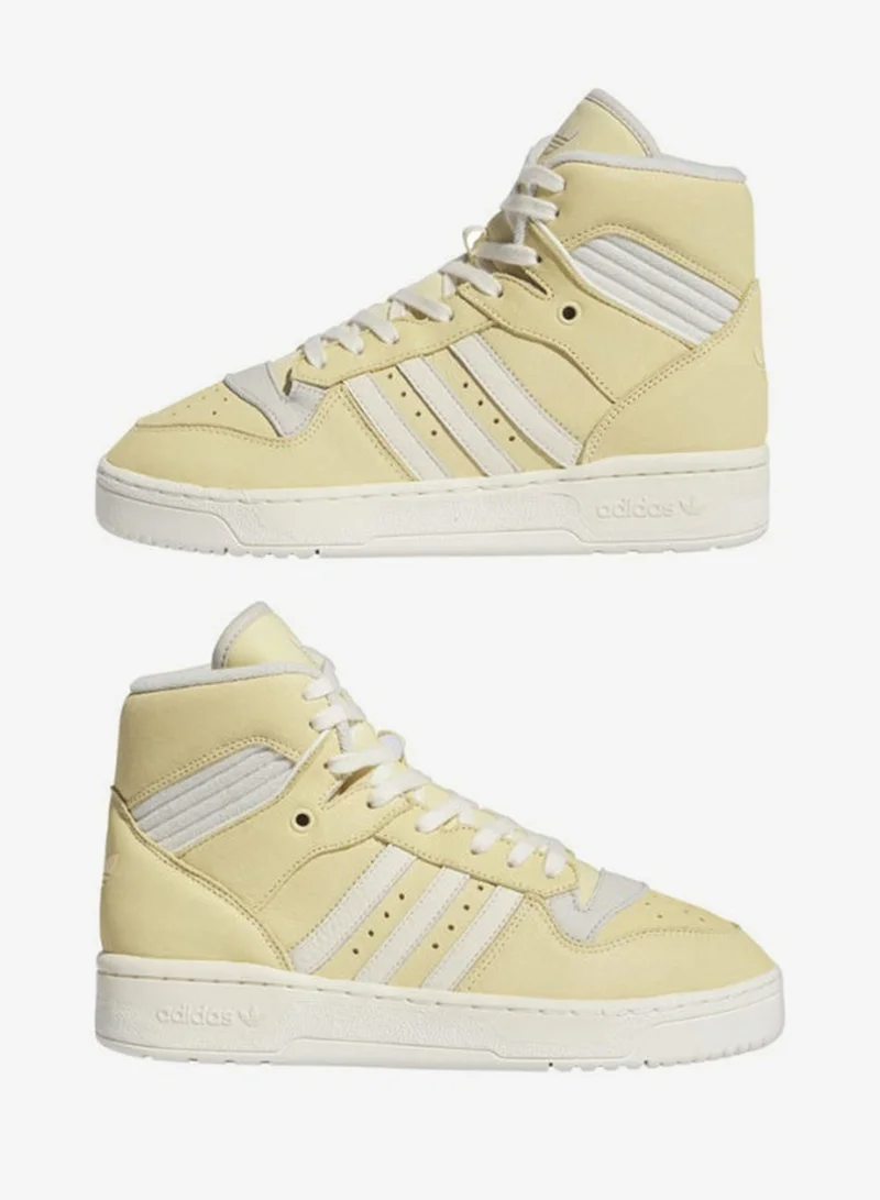 adidas Originals Rivalry Hi W Yellow Basketball Shoes