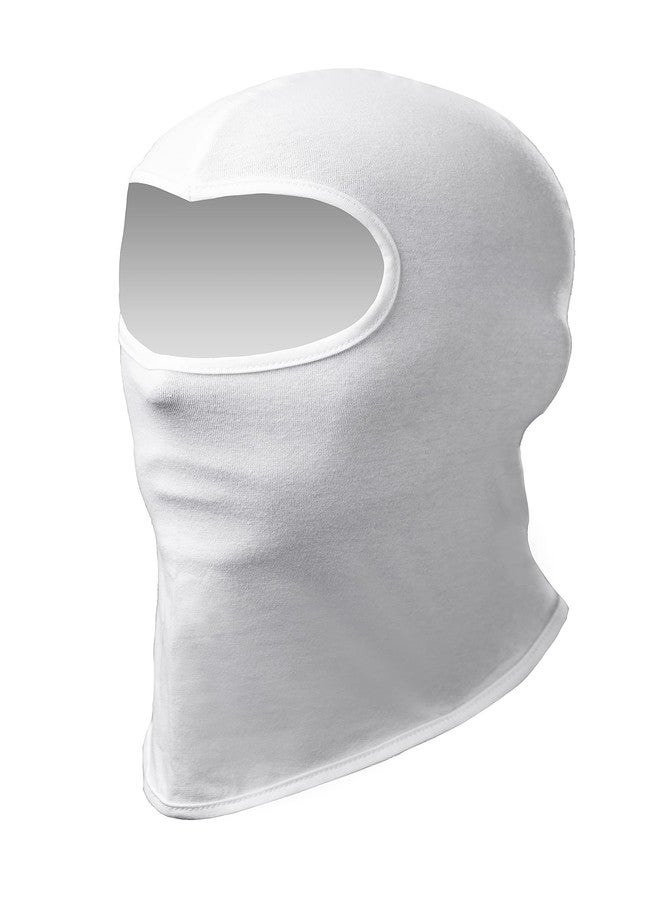 TRACK ARMOUR] Racing Head Sock Balaclava for Auto and Motorcycle Racing White Color TAHS-WT - Image 3