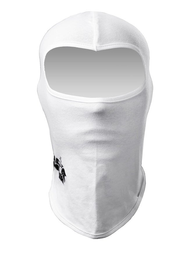 TRACK ARMOUR] Racing Head Sock Balaclava for Auto and Motorcycle Racing White Color TAHS-WT - Image 2