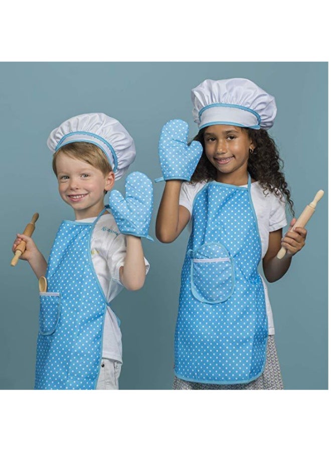 11-Piece Chef Role Play Set – Kids Dress-Up Chef Costume with Pretend Kitchen Accessories, Cooking Role Play Toy Set - Image 5