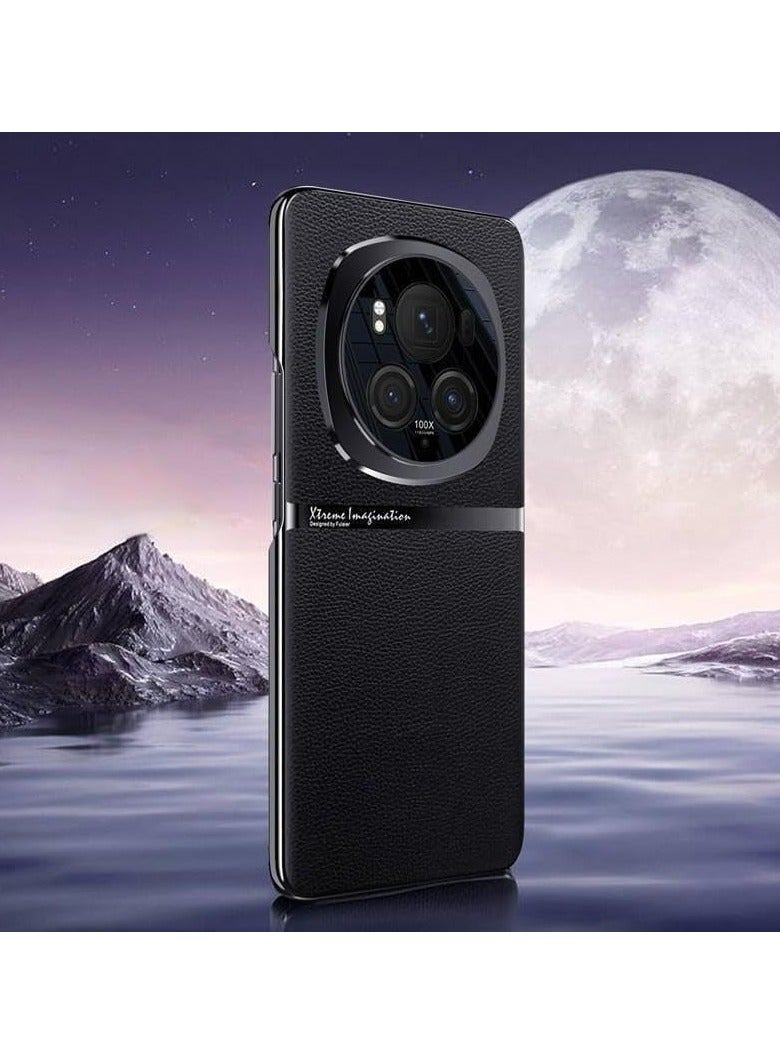 عام حافظة متوافقة مع هونور ماجيك 6 برو ، حافظة جلدية فاخرة فاخرة رقيقة جدا مضادة لبصمات الأصابع مقاومة للصدمات من الصعب تصفيح الكمبيوتر الوفير الحال بالنسبة لشرف ماجيك 6 برو - Image 1