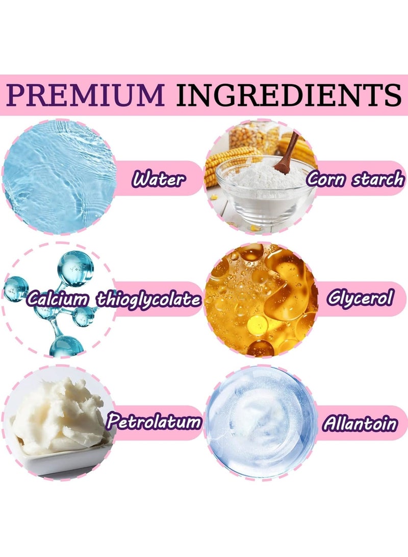 SOLARAE كريم إزالة الشعر للنساء، 2 قطعة إزالة شعر سريعة وغير مؤلمة، تركيبة لطيفة لإزالة الشعر لجميع أنواع البشرة، كريم إزالة شعر خالي من العيوب للإبطين، المناطق الحساسة، البيكيني والمناطق الخاصة - Image 3