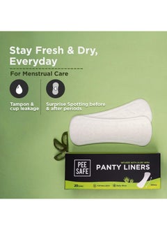 PEESAFE Aloe Vera Panty Liners For Extra Comfort Set Of 1, 25 Liners  - Image 4