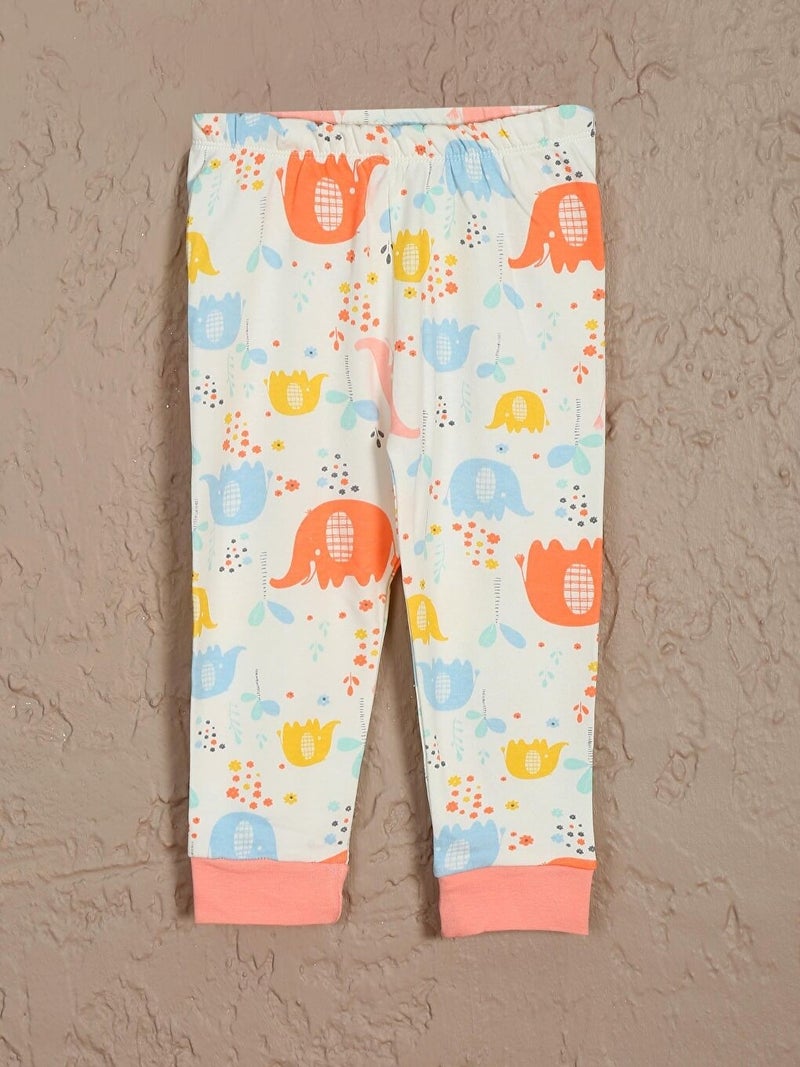 Luggi Baby Basic Patterned 2-Pack Baby Girl Bottoms Without Booties 3 Months-3 Years  - Image 3