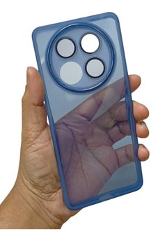 Generic Case for Xiaomi Redmi Note 14 Pro 4G /5G, Ultra Slim Fit Soft TPU Corner Bumper Airbag Drop Protection Shockproof Anti-Scratch Crystal Phone Cover For Redmi Note 14 Pro Transparent Blue  - Image 3