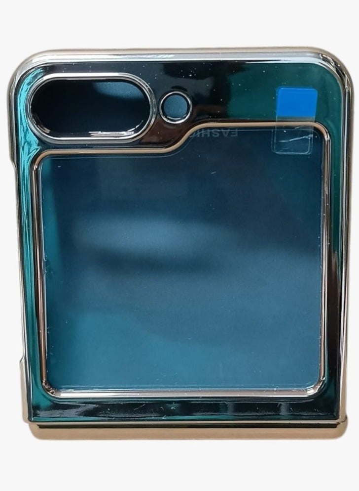 Case for Samsung Galaxy Z Flip 5 Case with Back Screen Protector & Hinge Protection, Slim Fit Stylish Texture Non-Slip Hard Shockproof Protective Cover for Samsung Galaxy Z Flip 5 - Image 2