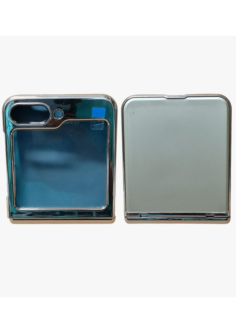 Case for Samsung Galaxy Z Flip 5 Case with Back Screen Protector & Hinge Protection, Slim Fit Stylish Texture Non-Slip Hard Shockproof Protective Cover for Samsung Galaxy Z Flip 5 - Image 4