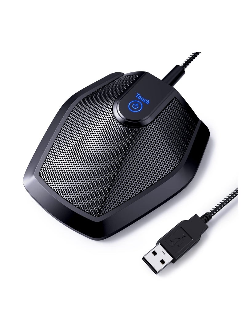 KASTWAVE Conference USB Microphone, Omnidirectional Condenser PC Mic Enhanced Voice Pickup, for Video Conference, Recording, Skype, Online Class, Court Reporter, Plug & Play, Compatible with Mac Windows - Image 3