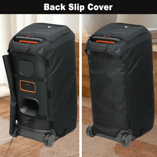 TXEsign Mesh Slip Cover Case for JBL PartyBox Stage 320 Portable Speaker, Compatible, Easy Access, Listen with Case, Easy Charging & Carrying - Image 4