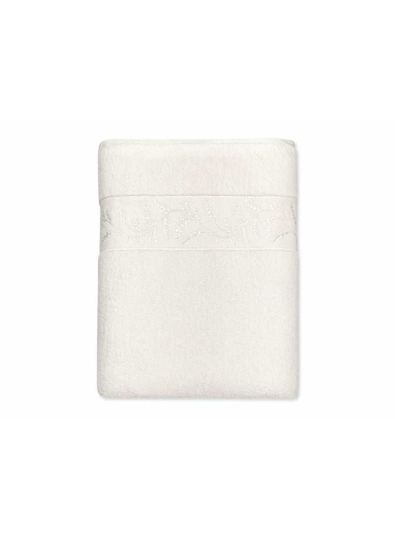 Large cotton towel with a velvet lining, measuring 90x170 cm. - Image 1