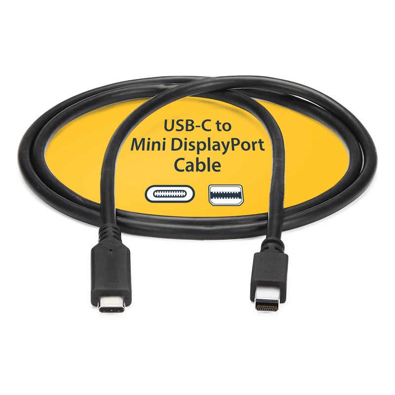Startech.com StarTech USB-C to Mini DisplayPort Cable 1M - 4K@60Hz Adapter Cable (CDP2MDPMM1MB) - Image 2