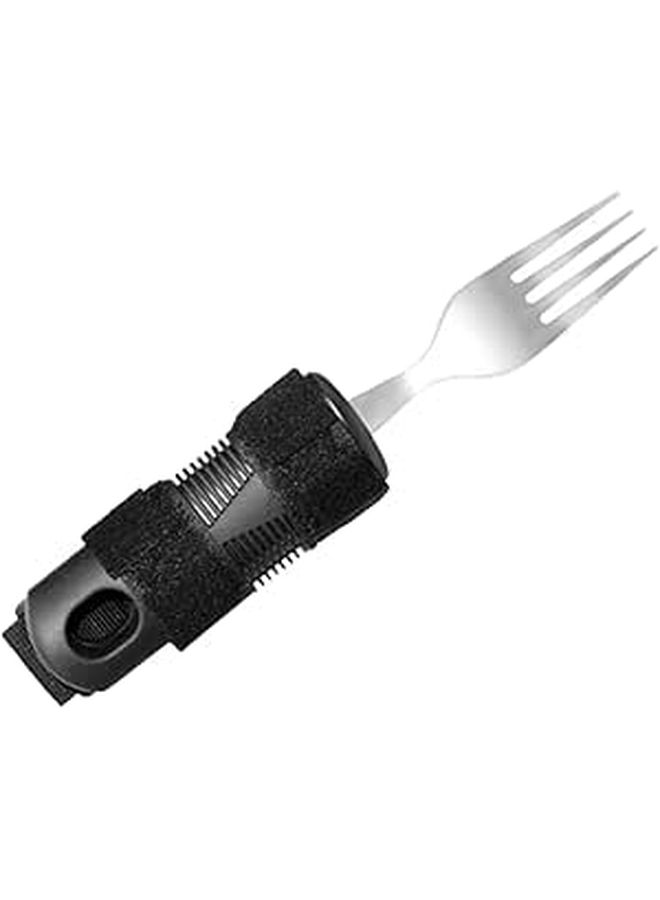 Anti Shake Fork with Wide Non Slip Handle Stainless Steel Eating Aid for Hand Tremors Elderly Disabled Adults - Image 1