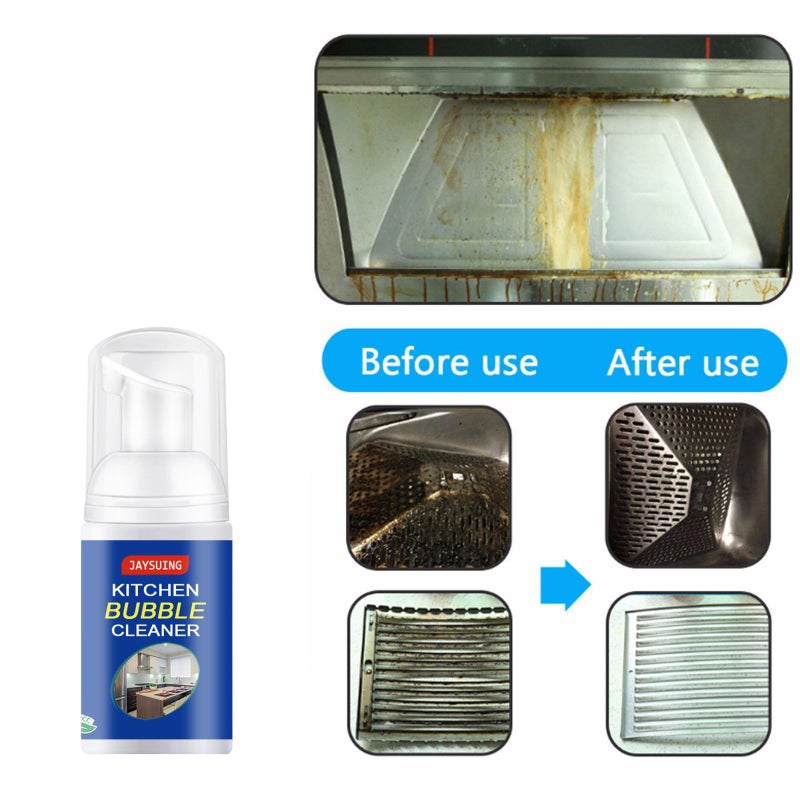 Jaysuing Kitchen Cleaning Foam Agent Kitchen Stove Kitchenware Cleaning Oil Stain Rust Remover Cleaner - Image 3