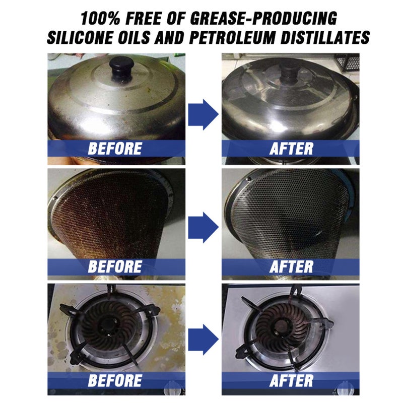 Jaysuing Kitchen Cleaning Foam Agent Kitchen Stove Kitchenware Cleaning Oil Stain Rust Remover Cleaner - Image 4