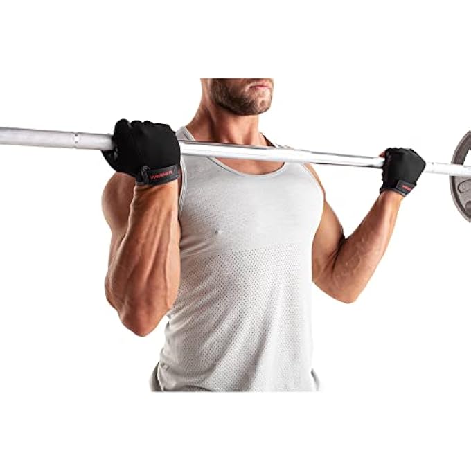 Weider Weightlifting Gloves With Half-Finger Design For Breathability For Gym Gloves Exercise Fitness Training Glove - Image 4