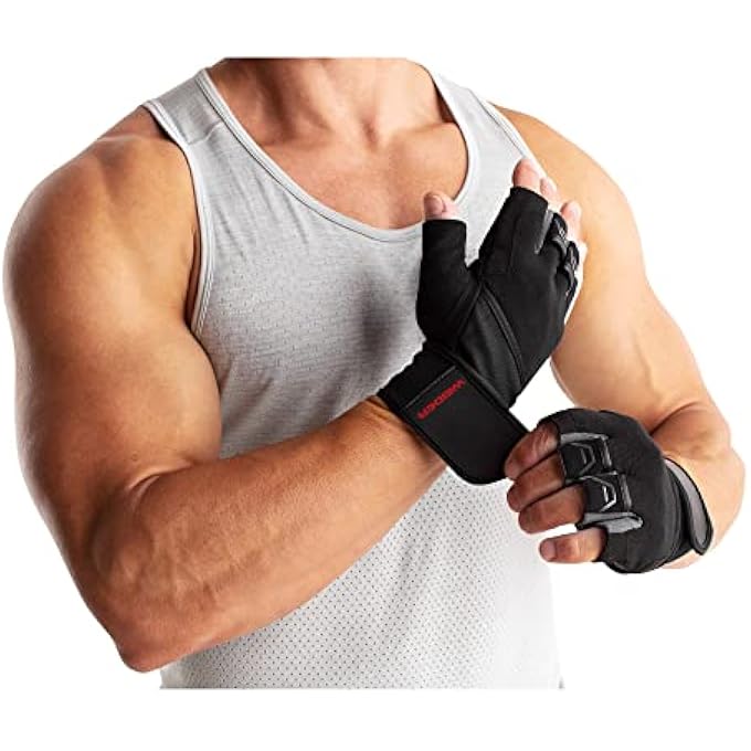 Weider Weightlifting Gloves With Half-Finger Design For Breathability For Gym Gloves Exercise Fitness Training Glove - Image 2