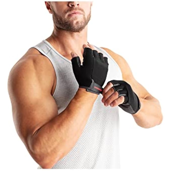 Weider Weightlifting Gloves With Half-Finger Design For Breathability For Gym Gloves Exercise Fitness Training Glove - Image 3