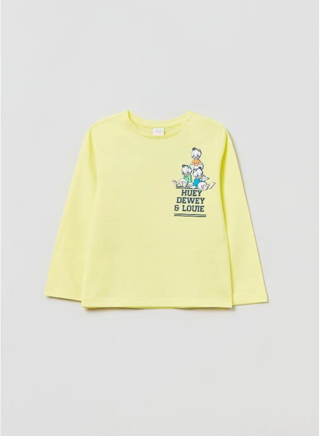 Ovs OVS T-Shirt With Disney Baby Huey Dewey And Louie Print