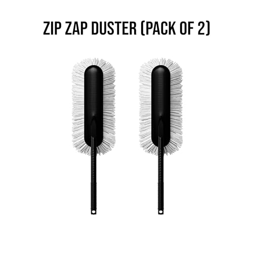 CAR101 Zip Zap Car Duster - Pack of 2 | Ceramic Wax Infused | Scratch-Free Cleaning | Easy Grip Handle | Premium Car Cleaning Tool | Effortless Dust Removal for Car & Bike - Image 2