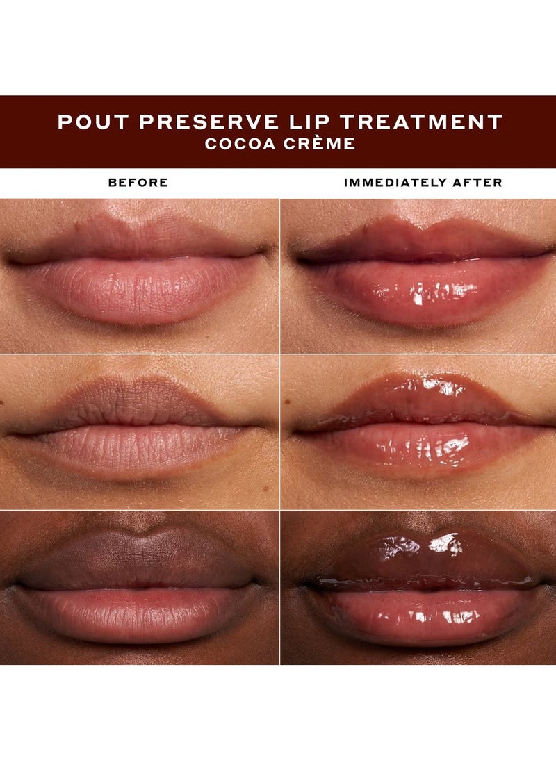 OLE HENRIKSEN Pout Presrve Peptide Lip Treatment - Cocoa Creme, 12ml - Image 3