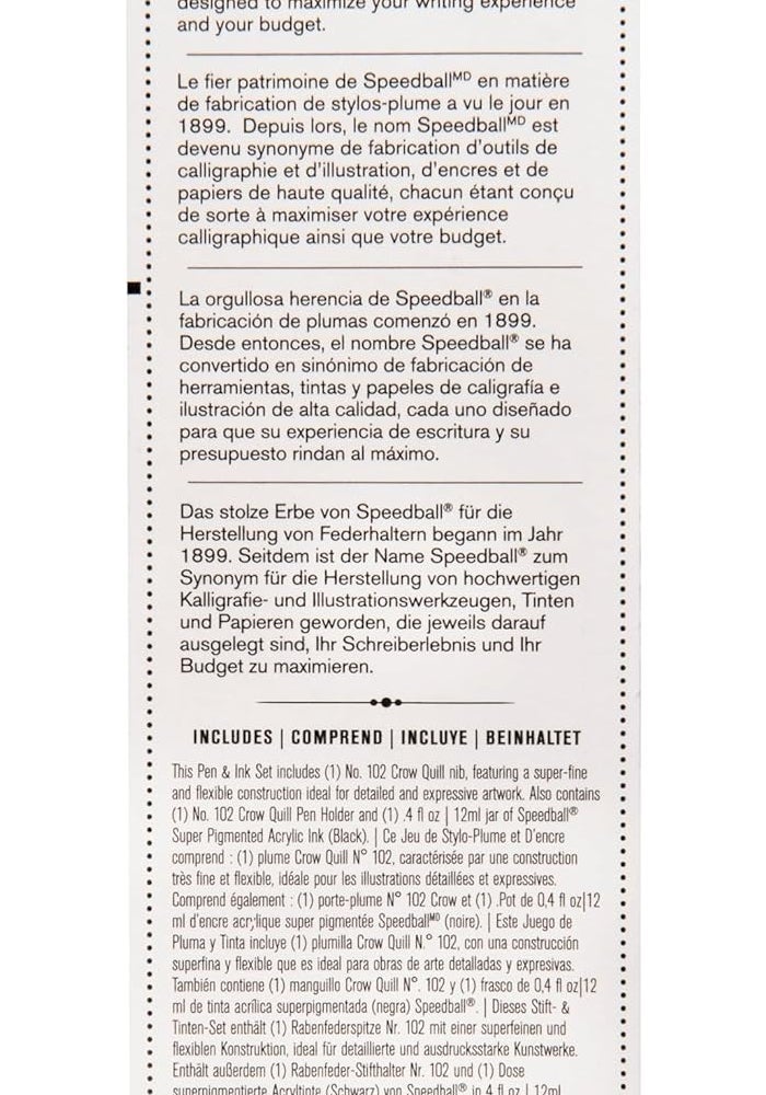 Speedball Art Products Pen & Ink Set with Super Pigmented Acrylic Drawing & Calligraphy Ink - Image 2