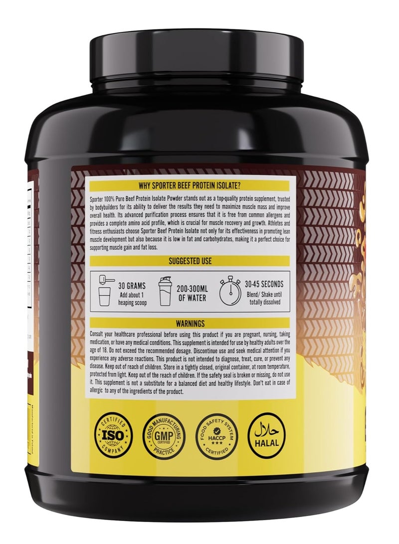 سبورتر بروتين لحم بقري معزول بنكهة الكولا، 4 أرطال | مسحوق بروتين لحم بقري مُحلل غني بالأحماض الأمينية ومحتوى عالٍ من البروتين - Image 3