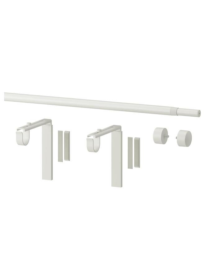 Zaboon Curtain rod combination, white, 120-210 cm - Image 3