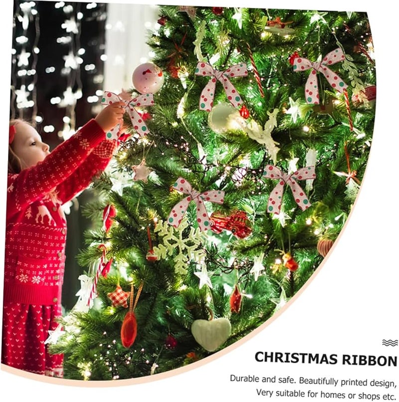 2 Rolls Decorative Printed Ribbon for DIY Crafts Party Decorations Wear Resistant - Image 5