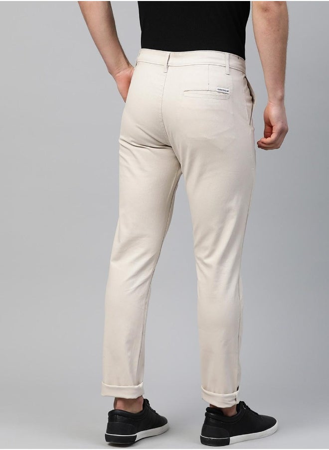 Hubberholme Cream Pants For Men  - Image 2