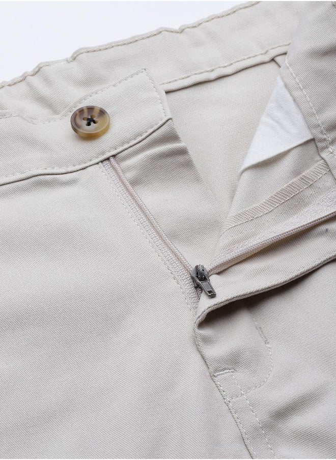 Hubberholme Cream Pants For Men  - Image 3