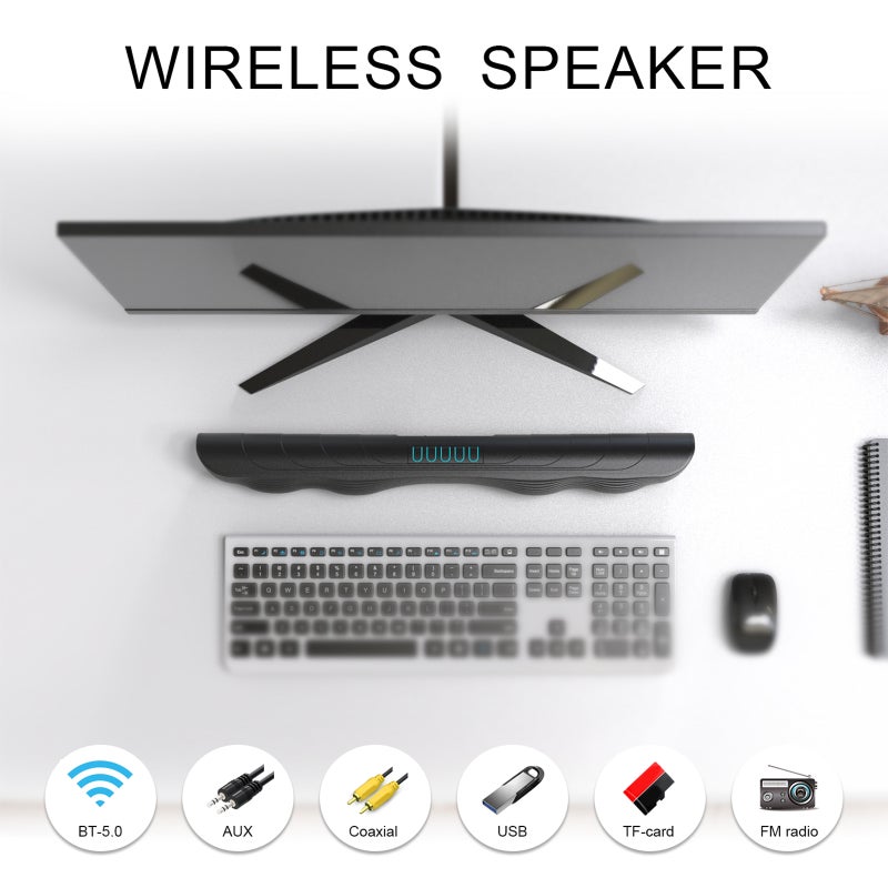 BS-21 BT Speaker Computer TV Audio Music/Movie/News Mode Selectable Support TF card/U disk 2000mAh Battery With Remote Control - Image 2