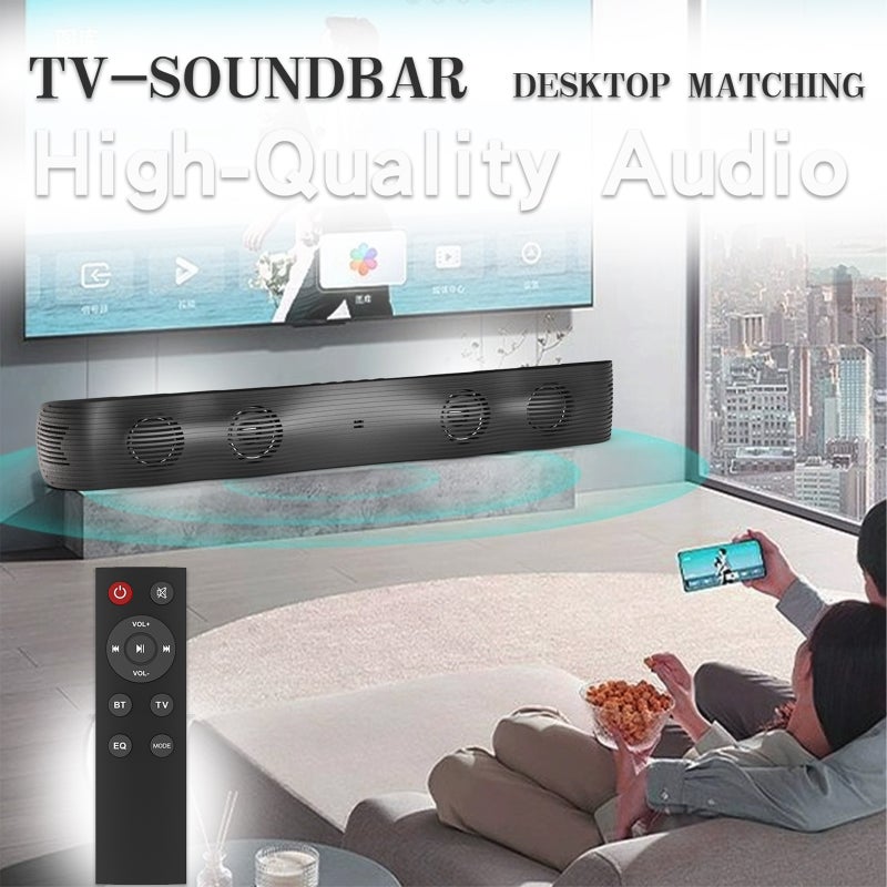 BS-21 BT Speaker Computer TV Audio Music/Movie/News Mode Selectable Support TF card/U disk 2000mAh Battery With Remote Control - Image 5