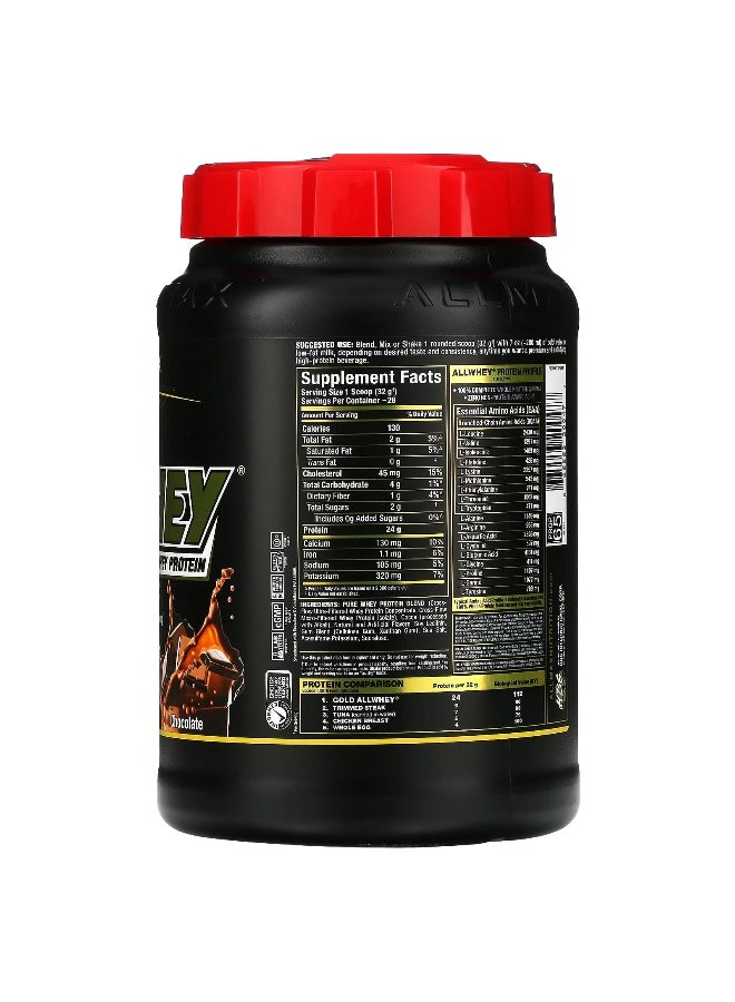 Allmax ALLMAX, GOLD ALLWHEY®, Premium Whey Protein, Chocolate, 2 lbs (907 g) - Image 2