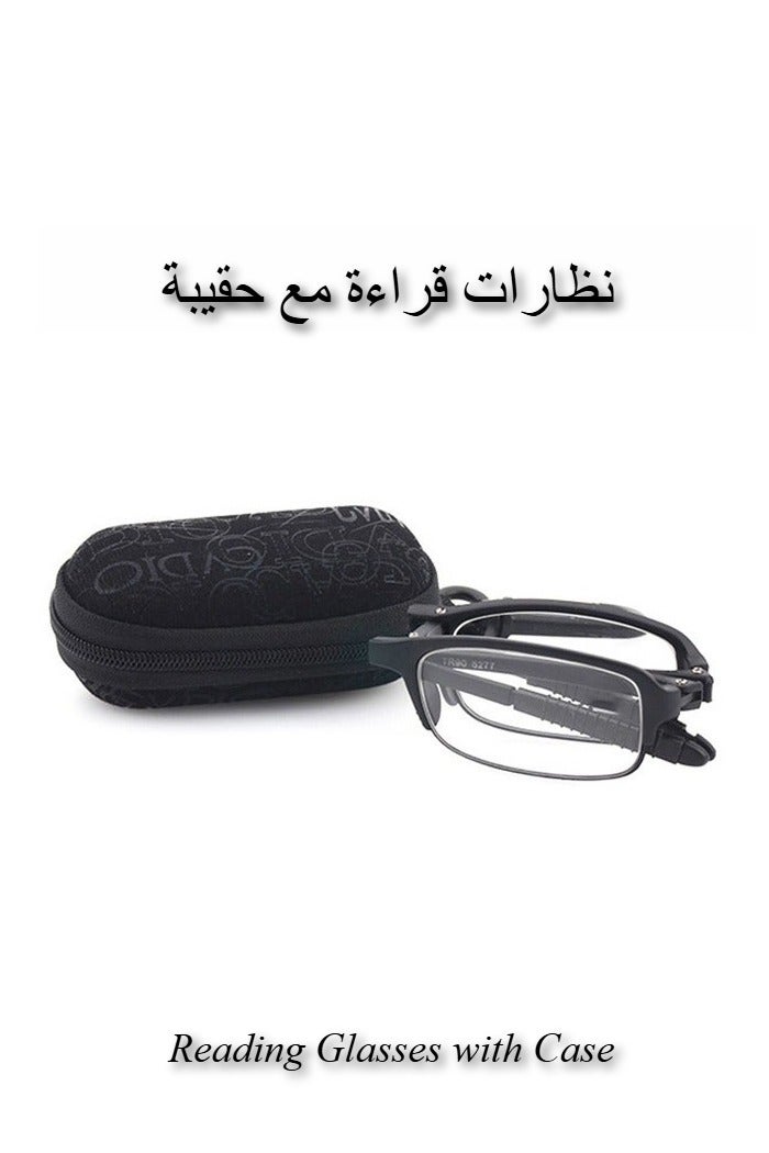 سِيمِير نظارات قراءة قابلة للطي +2.00D، عالية الوضوح، مقاومة لإجهاد العين، مناسبة للرجال والنساء على حد سواء - Image 1