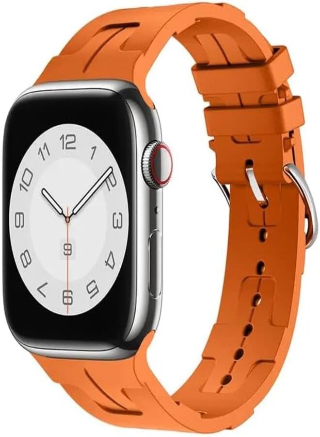 Next Silicone Band Compatible with Apple Watch, Rubber Strap for iWatch Series 9 8 7 6 5 3 SE, Ultra2, 49mm, 45mm, 44mm, 42mm by Next store