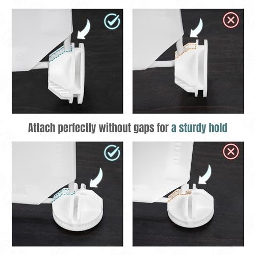 ABOUT SPACE PP Plastic 24 Pair DIY Shoe Rack for Home with Door&Hanger-Portable Shoe Stand-4 Cube Expandable Shelves-Shoe Cabinet for Balcony,Men,Women,Heels,Boots,Loafers,Sneakers,Slippers(White) - Image 4