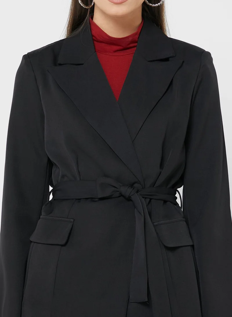 ELLA Tie Detail Blazer