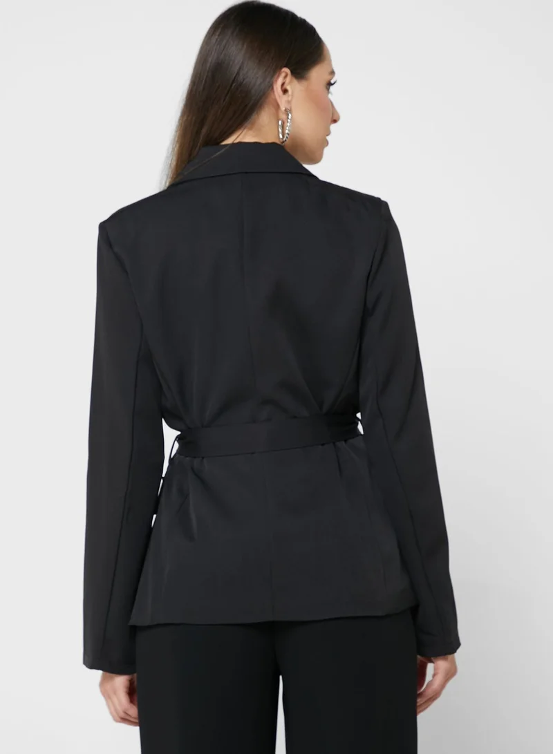 ELLA Tie Detail Blazer