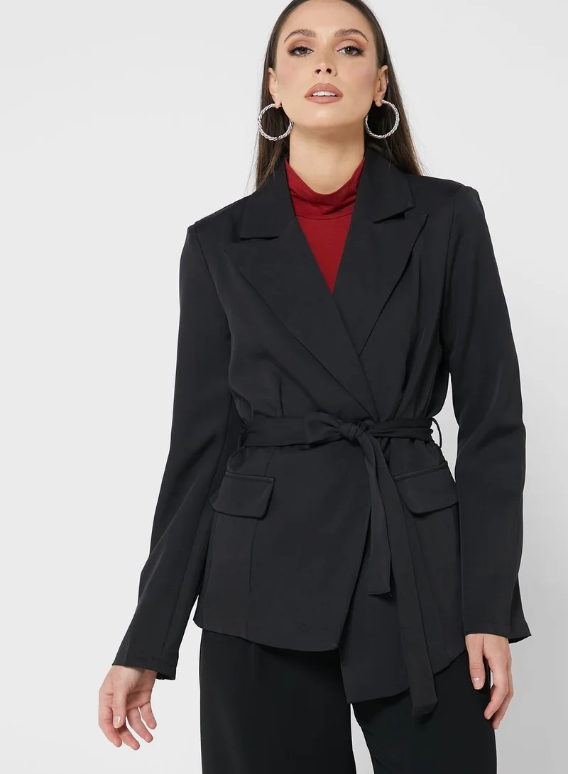 ELLA Tie Detail Blazer