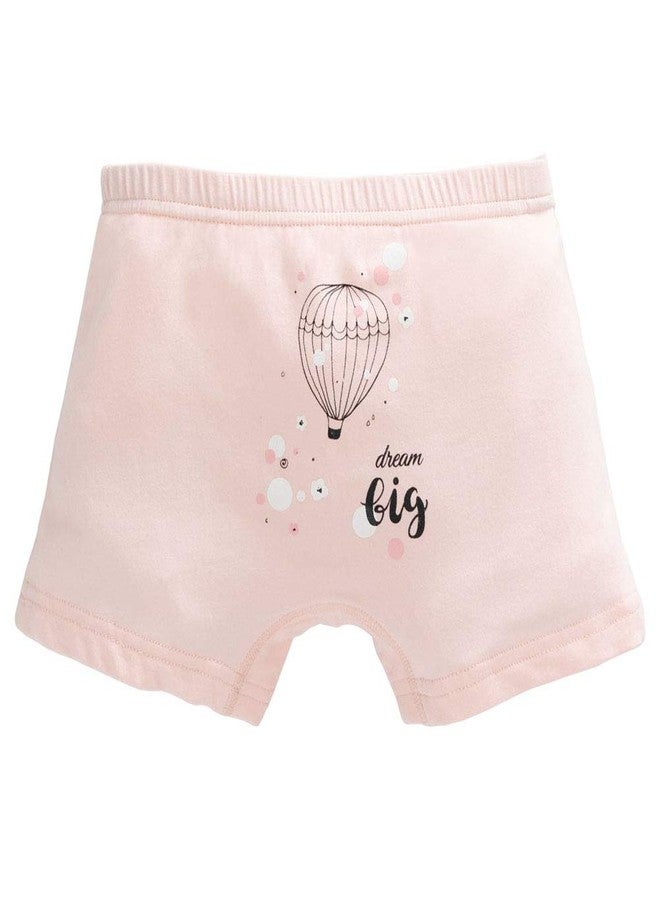 Core Pretty Little Girls Cotton Boy Shorts (Pack of 4) – Soft Toddler Panties, Breathable Underpants & Undies for Baby Girls 5-6 Years | Princess Underwear, Comfortable Boxer Briefs, Dressgirl Design - Image 3