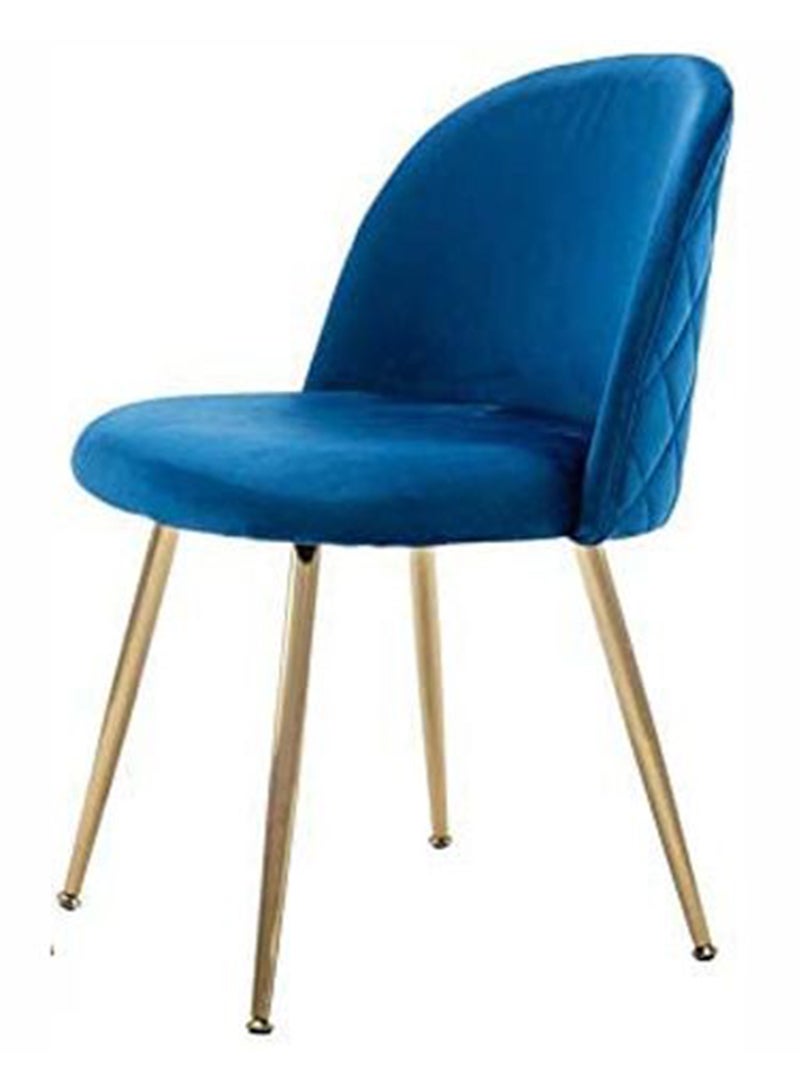 Mahmayi Mahmayi HYDC020 Velvet Blue Dining Chair for Living Room  - Image 1