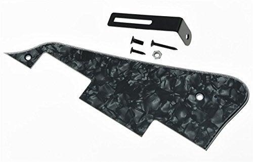 KAISH Black Pearl LP Guitar Pickguard with Black Bracket for Epi Les Paul - Image 4