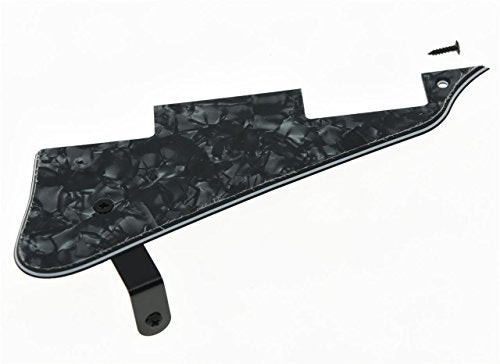 KAISH Black Pearl LP Guitar Pickguard with Black Bracket for Epi Les Paul - Image 2