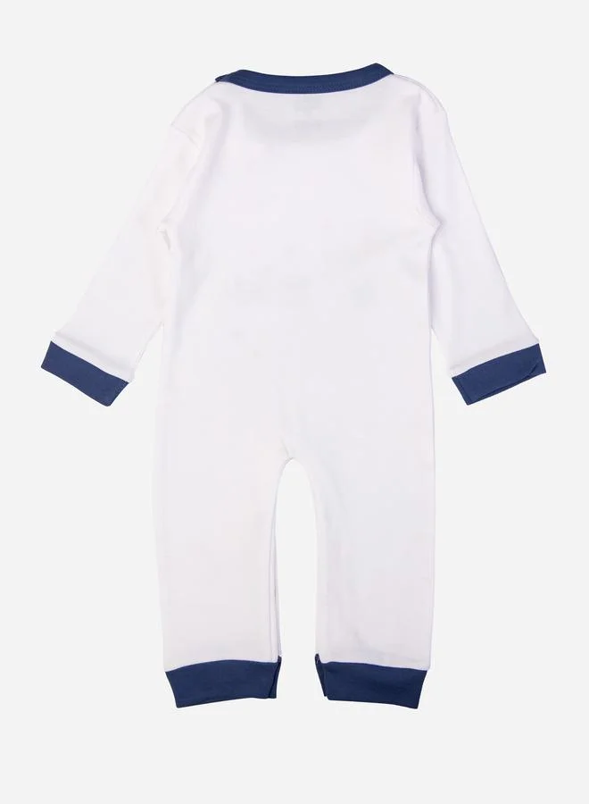 Babies Basic Front Graphic Long Sleeves Sleepsuit by Styli