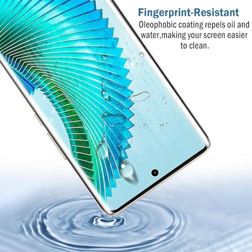 STP FEEL® UV HD+ Tempered Glass Screen Protector Guard Compatible For Redmi Note 14 Pro 5G / Note 14 Pro+ Plus 5G (6.67 Inch, Pack of 1) Full Adhesive UV Curved Case Friendly HD+ Clarity - Image 2