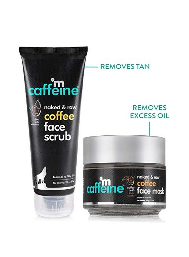 MCaffeine Oilcontrol Coffee Face Tan Kit ; Blackheads Removal ; Face Scrub Face Mask/Pack ; Oily/Normal Skin ; Paraben & Mineral Oil Free - Image 3