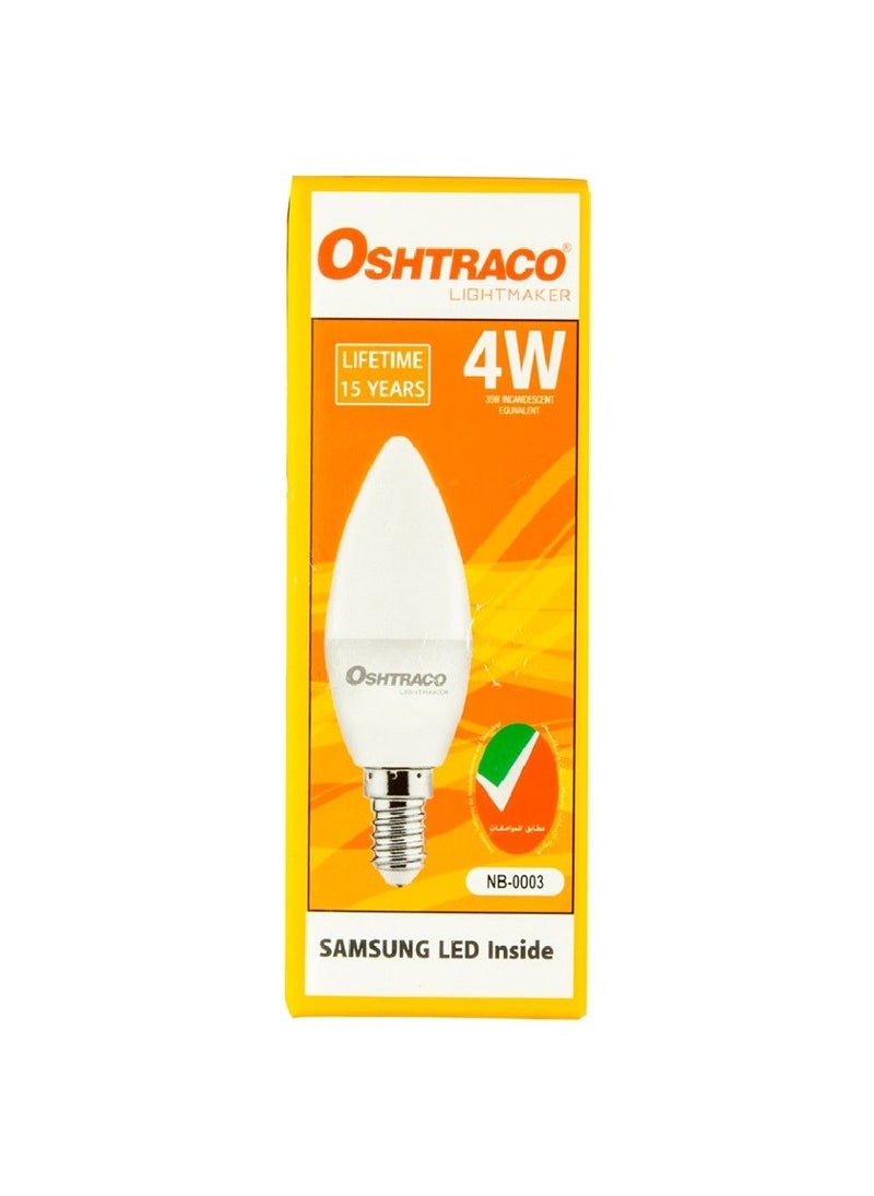 Oshtraco Led Lamp 4Watt Ac220-240V E14 - Image 1